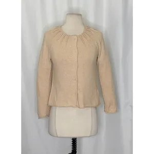 Anthropologie CHARLIE & ROBIN Cashmere Wool Cropped Cardigan Sweater Small thumbnail 2