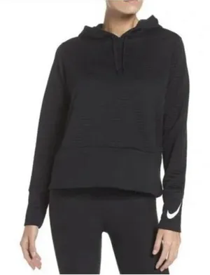 ✨Nike Women's Dri-Fit Veneer Quilted Pullover Training Sz Medium Hoodie✨ thumbnail 1