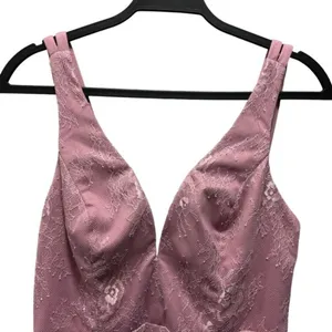 Lulus Womens Fueled By Love Mauve Purple Lace Skater Dress Size Medium thumbnail 4