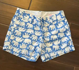Lilly Pulitzer, the Callahan‎ short 00 blue elephant thumbnail 1