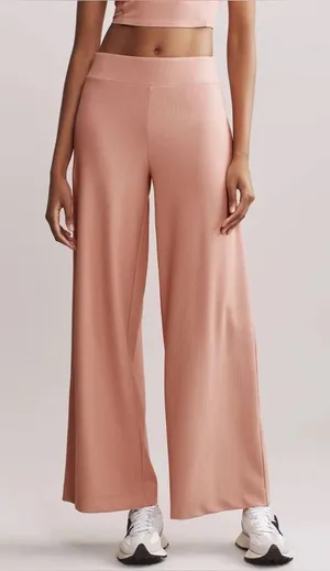 Rhône Ripple Sweatpant Wide Leg‎ Cameo Pink M NWT thumbnail 1