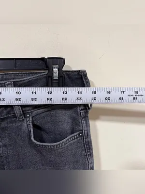 Free People Low Maintenance Mid-Rise Crop Boot Jeans Black Size 29 EUC thumbnail 6