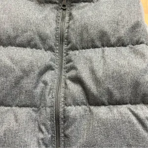 Old Navy Gray Quilted Puffer Vest Women’s Size S thumbnail 3