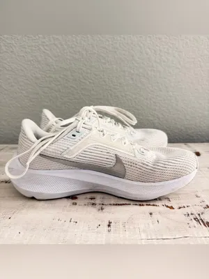 Nike Downshifter 13 Women’s Running Shoes White Gray Sneakers Size 5 DV3854-101 thumbnail 9