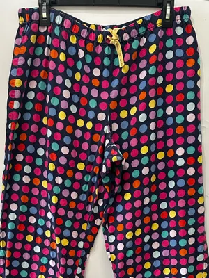 Victoria's Secret Pajama Set M Multi-Color Polka Dot 100% Cotton Button Up Pants thumbnail 11