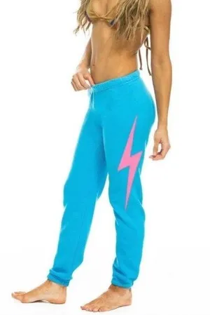 Aviator Nation Sweatpants Bolt Pink thumbnail 1