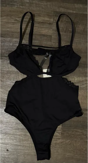 Anthropologie Bodysuit Black  thumbnail 3