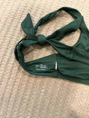 Aerie emerald green bikini top  thumbnail 6