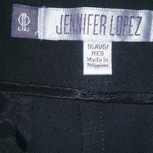 Jennifer Lopez 16R 36x33 Black Flare Dress Pants Plus - Funeral thumbnail 9