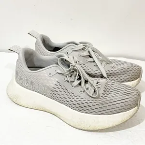 NoBull Womens‎ Size 9.5 Grey Knit Athletic Low Top Sneakers thumbnail 3