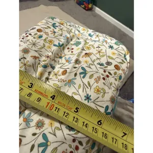 Handmade Quilted Cottage Core Coastal Grandma Beach Tote Floral thumbnail 5