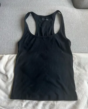 Aerie Black Tank Top thumbnail 1