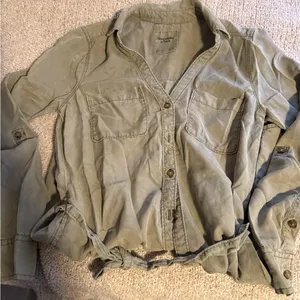 Abercrombie & Fitch Khaki Utility Jacket thumbnail 4