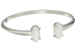 Kendra Scott NWT edie cuff bracelet in silver thumbnail 1