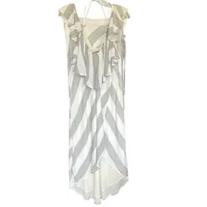 546. Lulus striped top and wrap skirt set small & med thumbnail 2