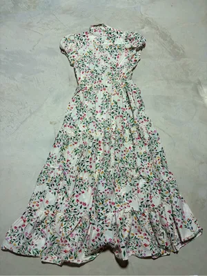 Misa Los Angeles Cream Floral Button-Front Maxi Dress small thumbnail 9