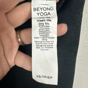 NEW Beyond Yoga Spacedye Inspire Midi Dress Womens Sz XS Charcoal Gray Shelf Bra thumbnail 8