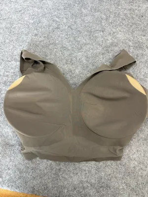 True seamless bralette with removable padding medium nude Tan thumbnail 5