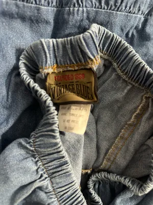Vintage Tiered Denim Maxi Skirt thumbnail 4