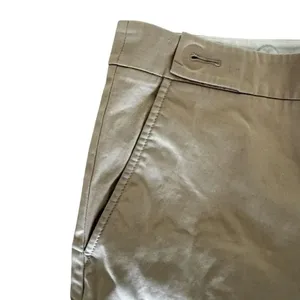 Tory Burch khaki beige pants straight leg mid rise casual work SZ 6 #2419 thumbnail 4