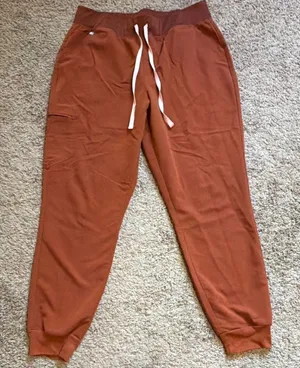 FIGS Women’s Zamora Jogger Scrub Pant in Limited Edition Auburn Size XL/T thumbnail 1
