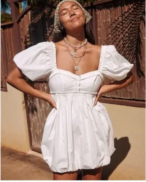 Free People NWT Rendevous Mini Dress Medium thumbnail 1