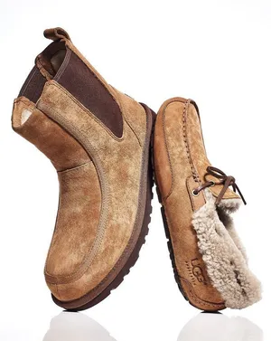 UGG mini bloke mid rise boots in chestnut tan thumbnail 1