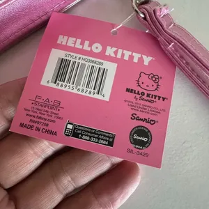 Hello Kitty 2012 Metallic Pink Rhinestone Clutch NEW thumbnail 4