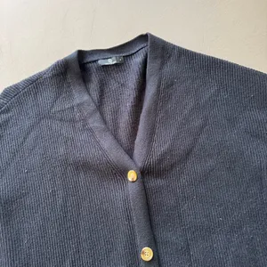 Lillusory Ribbed Knit Cardigan Sweater Blue Size L thumbnail 5