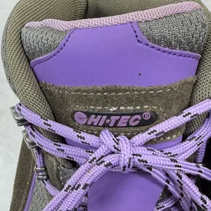 Hi-Tec Dri-Tec Waterproof Hiking‎ Boots Womens 11B Brown Purple Leather 9022 thumbnail 4