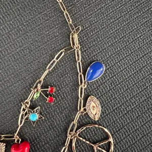 Free People Maxamillion Charm Necklace Gold Charm Necklace thumbnail 9