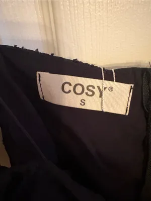 COS NWT COSY Off-Shoulder Black Ruched Crop Top, Small thumbnail 4