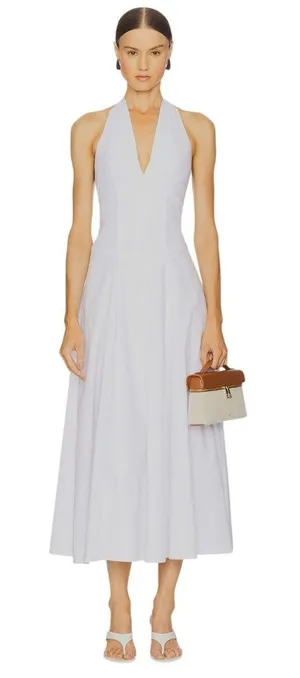 SNDYS Talassa Maxi Dress in White XXLarge Womens Long Summer Gown thumbnail 1