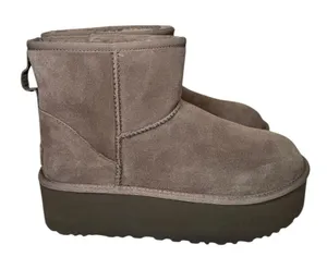 UGG‎ Classic Mini Platform Boots Smoke Plume Women's Size 11 thumbnail 1