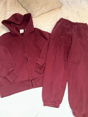 Aritzia Women's Boyfriend Fleece Hoodie & Sweatpants Set size XS thumbnail 2