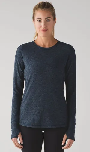Lululemon Women's Roundful Long Sleeve Shirt Size 6 thumbnail 1