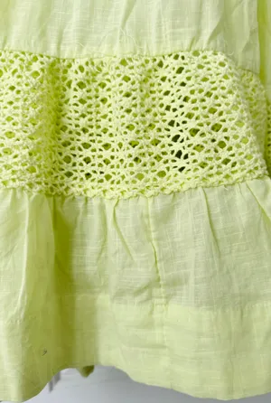 Anthropologie Sheer Lace Tiered Maxi Dress, Size XL thumbnail 7