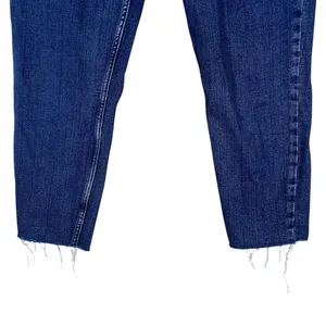 Abercrombie & Fitch Curve Love The Mom High Rise Denim Jeans Raw Hem Size 28/6 thumbnail 3