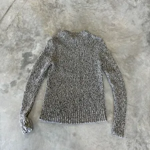 Denim & Supply Ralph Lauren Marled Knit Wool Blend Sweater Black White Small thumbnail 6