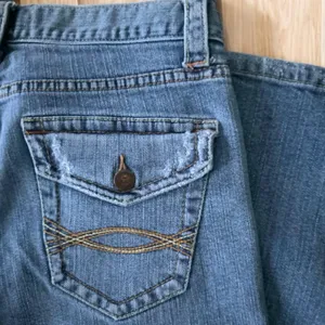 Abercrombie & Fitch Vintage y2k OG Low Rise Light Blue Flare Jeans thumbnail 3