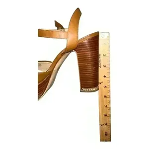 Michael‎ Kors Tan Divia Block Heel Sandals, Size 8 thumbnail 8