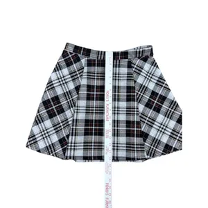 Altar'd State Plaid Mini Skirt Women's Size Large‎ Black Mustard Maroon USA thumbnail 4