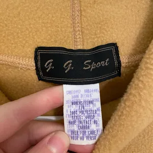 EUC Vintage G.G. Sport women’s‎ dark yellow fleece turtleneck top large thumbnail 5