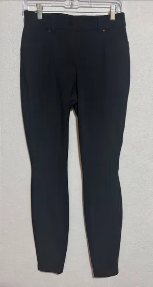 lululemon athletica City Sleek Black High-Rise Slim Fit Pants thumbnail 1