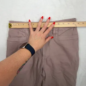 Madewell 26 Slim Emmett Tapered Pants High Rise Vintage Petal Pink MD115 Relaxed thumbnail 12