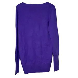J.Crew Womens Italian Cashmere V-Neck Sweater Purple Relaxed Fit M 29660 thumbnail 10
