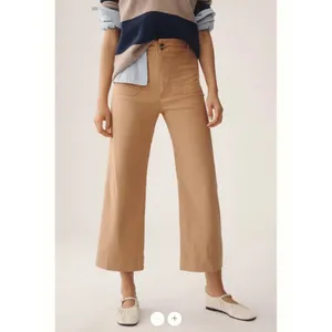 Anthropologie Maeve The Colette Cropped Wide-Leg Trousers thumbnail 2