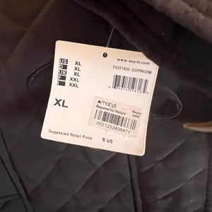 Espirit NWT Women's Brown Quilted Parka Jacket Size XL thumbnail 11