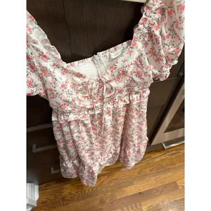 Altar'd State floral dress ruffled hem women's small thumbnail 6
