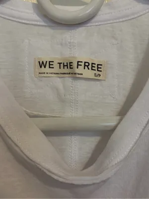 We the Free people white / red surf Tee small thumbnail 3